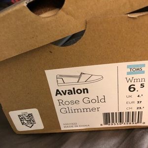 TOMS Avalon Rose Gold Glimmer